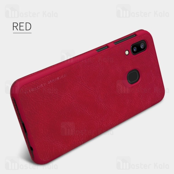 کیف چرمی نیلکین سامسونگ Samsung Galaxy A20e 2019 Nillkin Qin Leather Case