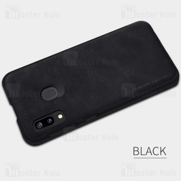کیف چرمی نیلکین سامسونگ Samsung Galaxy A20e 2019 Nillkin Qin Leather Case