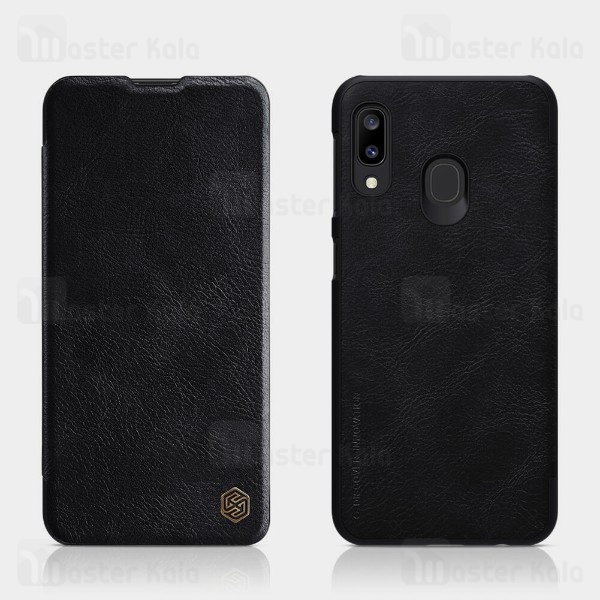 کیف چرمی نیلکین سامسونگ Samsung Galaxy A20e 2019 Nillkin Qin Leather Case