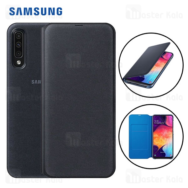 کیف هوشمند اصلی سامسونگ Samsung Galaxy A50 Wallet Cover EF-WA505PBEGWW