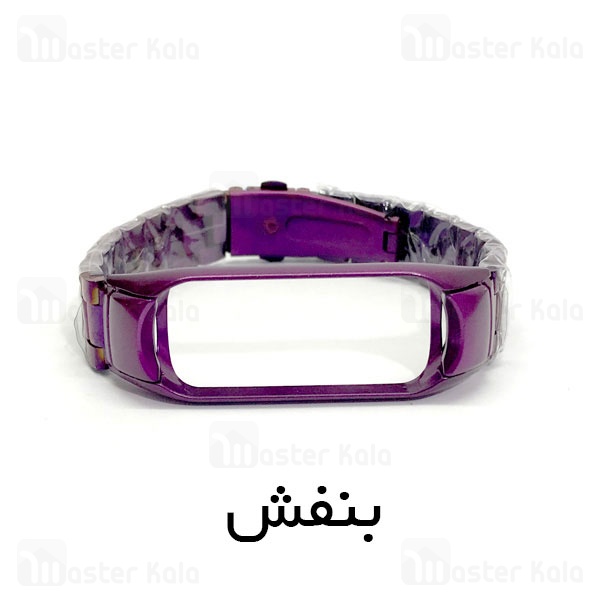 بند فلزی دستبند سلامتی شیائومی Xiaomi Mi Band 4 Metal Strap
