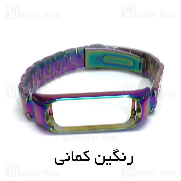 بند فلزی دستبند سلامتی شیائومی Xiaomi Mi Band 4 Metal Strap