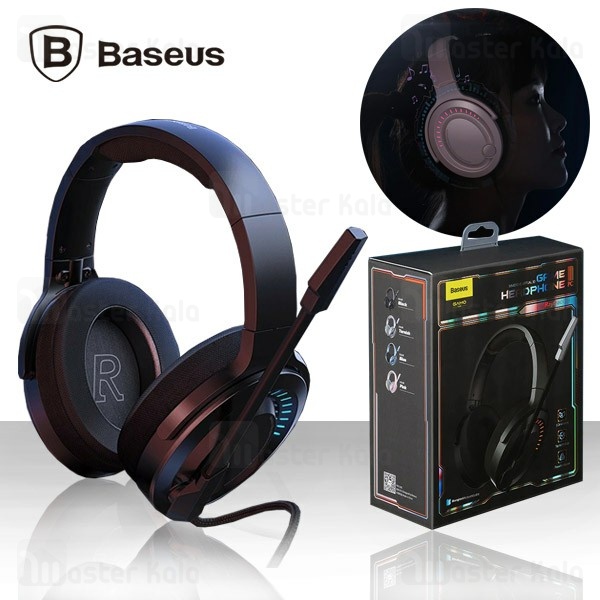 هدفون سیمی بیسوس Baseus D05 GAMO Immersive Virtual 3D Game headphone NGD05-01 گیمینگ