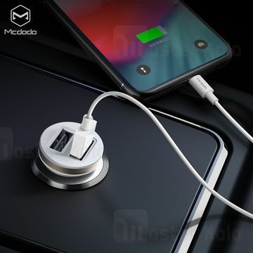 شارژر فندکی Mcdodo CC-660 Dual Port Car Charger 2.4A
