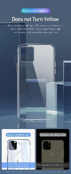 قاب ژله ای آیفون بیسوس Apple iPhone 11 Pro Baseus Simplicity ARAPIPH58S-02