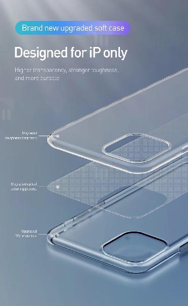 قاب ژله ای آیفون بیسوس Apple iPhone 11 Pro Baseus Simplicity ARAPIPH58S-02