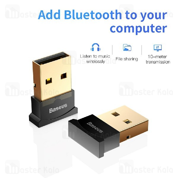 دانگل بلوتوث USB ورژن 4.0 بیسوس Baseus Wireless Adaptors For Computers CCALL-BT01