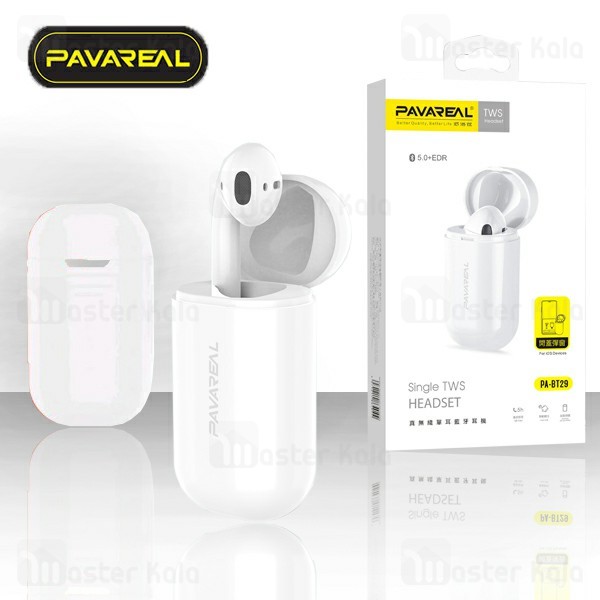 هندزفری بلوتوث تک گوش طرح ایرپاد پاوارئال Pavareal PA-BT29 Single Headset