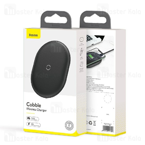 شارژر وایرلس بیسوس Baseus Cobble Wireless Charger WXYS-01 توان 15 وات