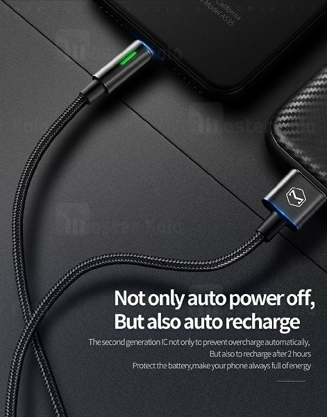 کابل لایتنینگ مک دودو Mcdodo CA-460 Auto Disconnect 2.4A طول 1.8 متر
