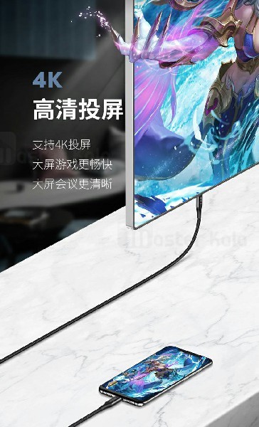 کابل Type C به Type C راک Rock RCB0756 R3 USB-C 3.1 GEN2 Cable توان 100 وات