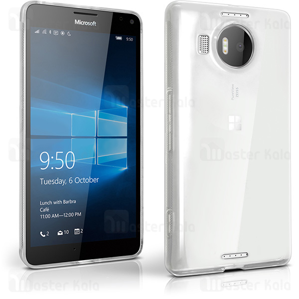 قاب ژله ای مایکروسافت Microsoft Lumia 950 XL Clear Jelly