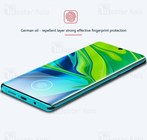 محافظ صفحه شیشه ای تمام صفحه و خمیده یو وی Xiaomi Mi CC9 Pro / Mi Note 10 / Pro UV Nano Glass