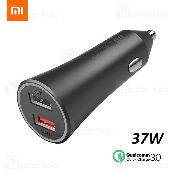 شارژر فندکی فست شارژ شیائومی Xiaomi CC06ZM 37W QC3 Car Charger