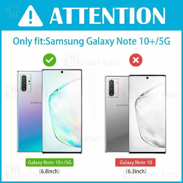 قاب ژله ای ضد ضربه سامسونگ Samsung Galaxy Note 10 Plus Smtt ShockProof AirBag