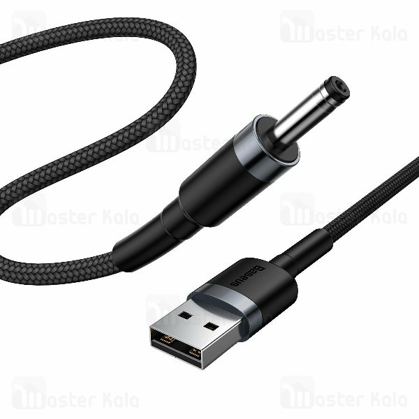 کابل شارژ سوزنی بیسوس Baseus Cafule USB To DC 3.5MM CADKLF-G1 توان 2 آمپر