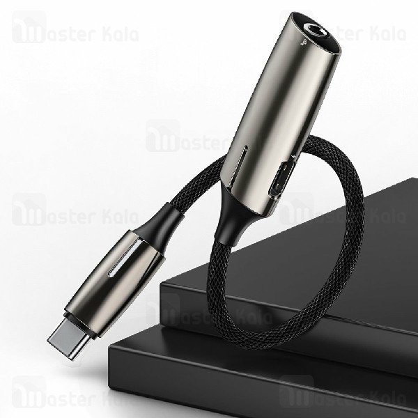 کابل مبدل Baseus L60S Type-C Male To Type-C And 3.5mm Female Adapter
