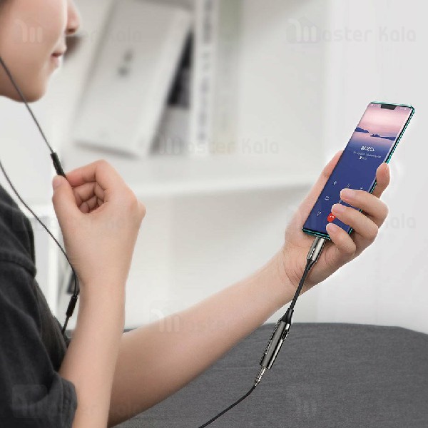 کابل مبدل Baseus L60S Type-C Male To Type-C And 3.5mm Female Adapter