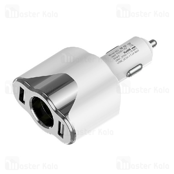 شارژر فندکی بروفون Borofone BZ7 Dual Port Car Charger توان 2.1 آمپر