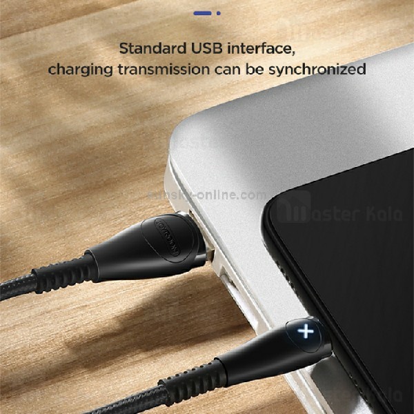 کابل لایتنینگ Joyroom S-M393 Simple Series X Light microUSB Cable 2.4A