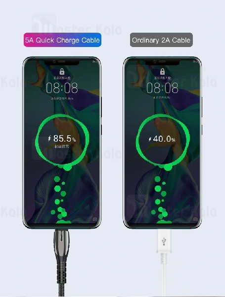 کابل Type C یسیدو  Yesido CA45 Super Fast Cable 5A سوپر شارژ QC3.0