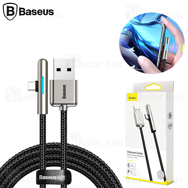 کابل Baseus Iridescent Lamp CAT7C-B01 HW Flash Mobile Game 4A