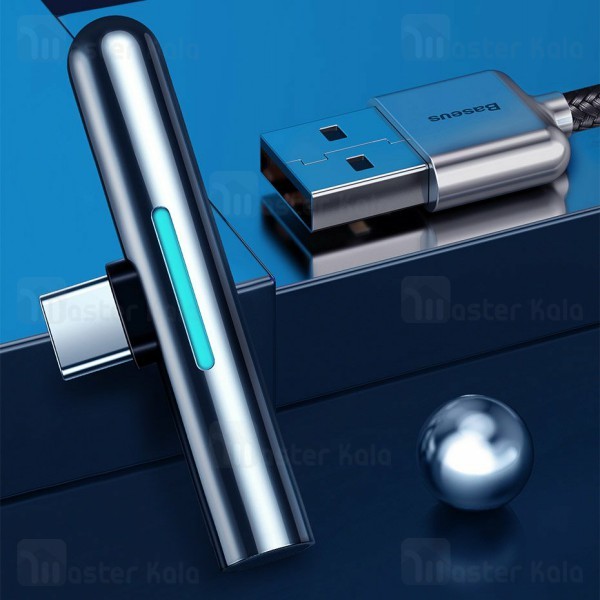 کابل Baseus Iridescent Lamp CAT7C-B01 HW Flash Mobile Game 4A