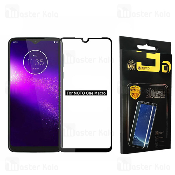 گلس تمام صفحه Motorola One Macro Mocol Glass Full Screen Protector