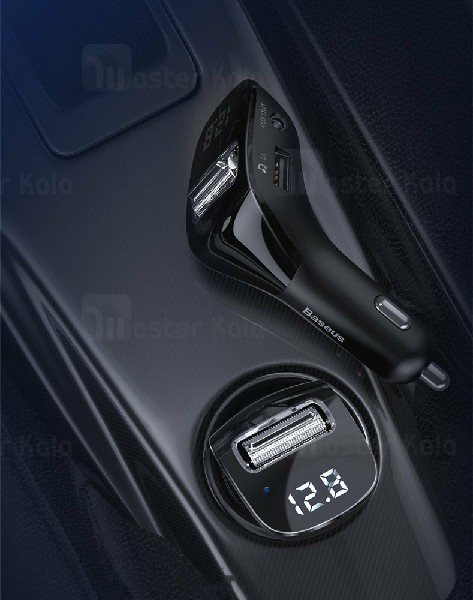 شارژر فندکی و پخش کننده بلوتوث بیسوس Baseus Streamer F40 MP3 Car Charger CCF40-01