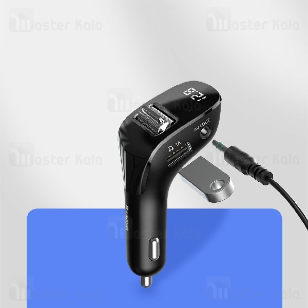 شارژر فندکی و پخش کننده بلوتوث بیسوس Baseus Streamer F40 MP3 Car Charger CCF40-01