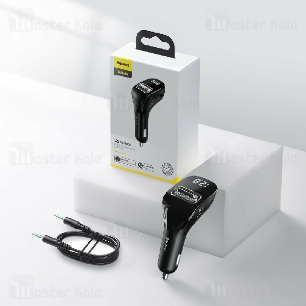 شارژر فندکی و پخش کننده بلوتوث بیسوس Baseus Streamer F40 MP3 Car Charger CCF40-01