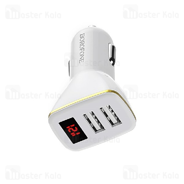 شارژر فندکی بروفون Borofone BZ11 Digital Display Car Charger توان 2.1 آمپر