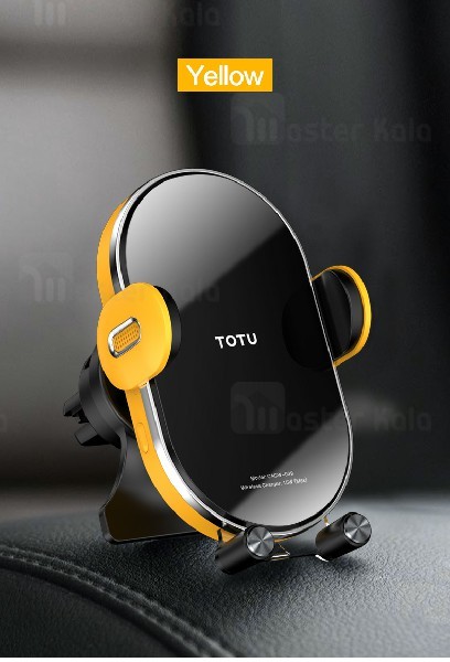 هولدر و شارژر وایرلس دریچه کولری 15 وات TOTU CACW-039 Bumblebee Wireless Charger ابعاد 4 تا 6.5 اینچ