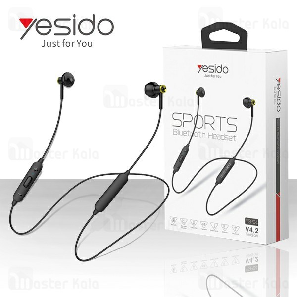 هندزفری بلوتوث گردنی یسیدو Yesido YSP04 Sport Bluetooth Headset طراحی گردنی