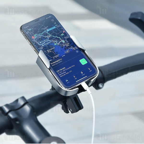 هولدر دوچرخه و موتور بیسوس Baseus Armor Motorcycle Holder SUKJA-01 ابعاد 4 تا 6.5 اینچ