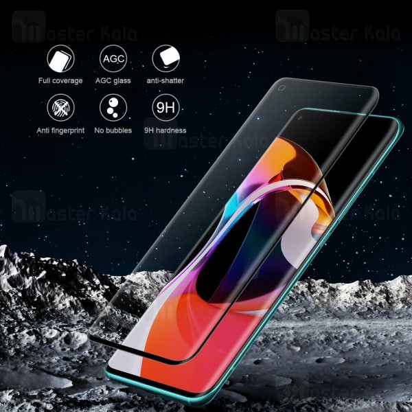 محافظ صفحه شیشه ای دورچسب تمام صفحه نیلکین Xiaomi Mi 10 / Mi 10 Pro 3D CP+ Max دارای برش دوربین