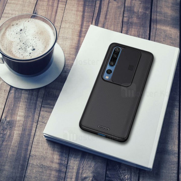 قاب محافظ نیلکین شیائومی Xiaomi Mi 10 / Mi 10 Pro 5G Nillkin CamShield Case دارای محافظ دوربین