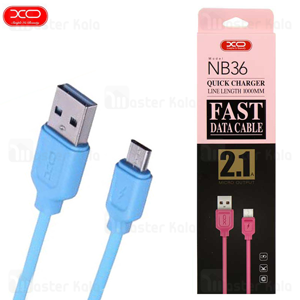 کابل میکرو یو اس بی ایکس او XO NB36 Charging Cable توان 2.1 آمپر