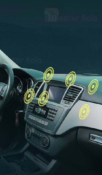 هولدر مغناطیسی Baseus Hollow Magnetic Car Holder With Clamping Function