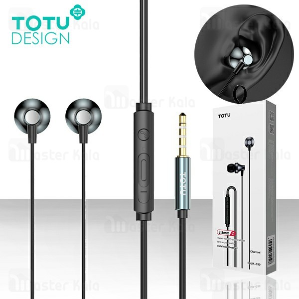 هندزفری سیمی توتو TOTU EAUA-030 Metal Wired Headset