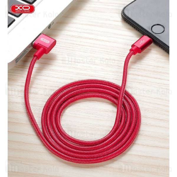 کابل آیفونی XO NB31 Elbow Data Charging Lightning Cable 2.4A