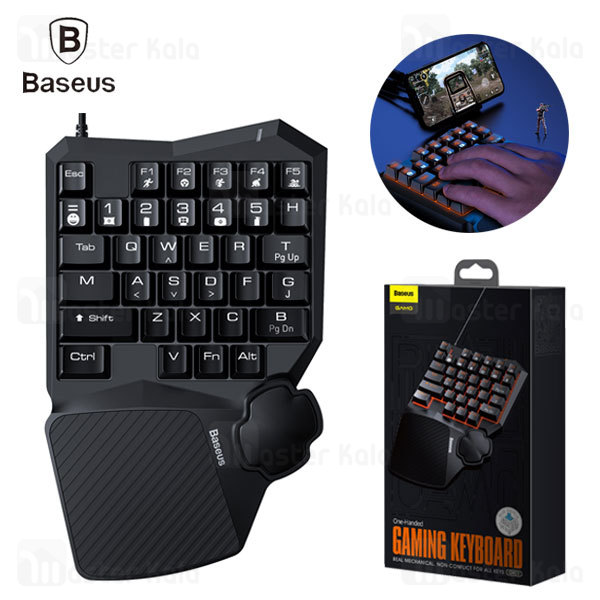 کیبورد گیمینگ Baseus GAMO One-Handed Gaming Keyboard GMGK01-01