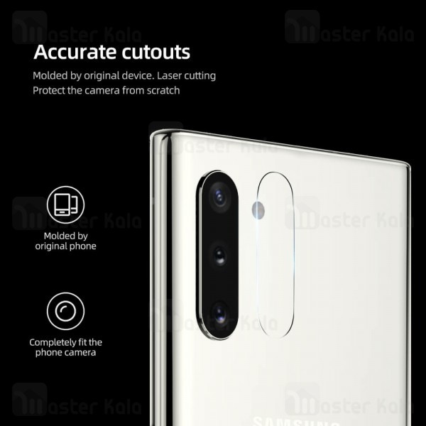 پک دوتایی محافظ لنز دوربین نیلکین Samsung Galaxy Note 10 Plus InvisiFilm Camera Protector