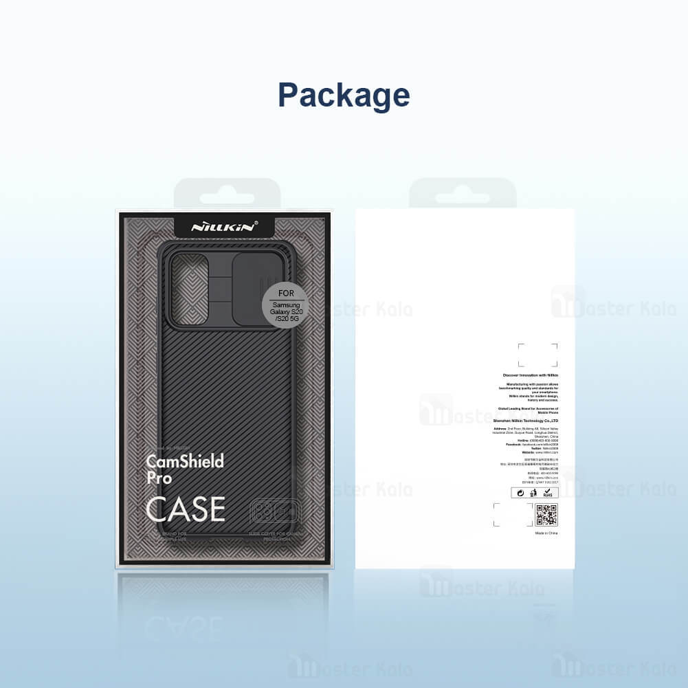 قاب محافظ نیلکین سامسونگ Samsung Galaxy S20 Nillkin CamShield Pro Case دارای محافظ دوربین