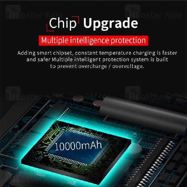 پاوربانک 10000 میلی آمپر توتو TOTU PB32 Fiber Power Bank توان 2.1 آمپر