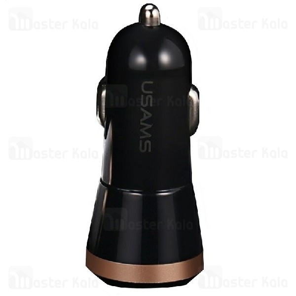 شارژر فندکی 2 پورت یوسامز USAMS GS-C0052 Car Charger توان 2.4 آمپر