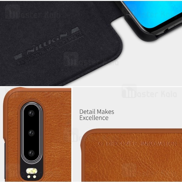 کیف چرمی Huawei P30 Nillkin Qin Leather Case