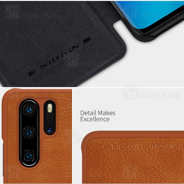 کیف چرمی Huawei P30 Pro Nillkin Qin Leather Case