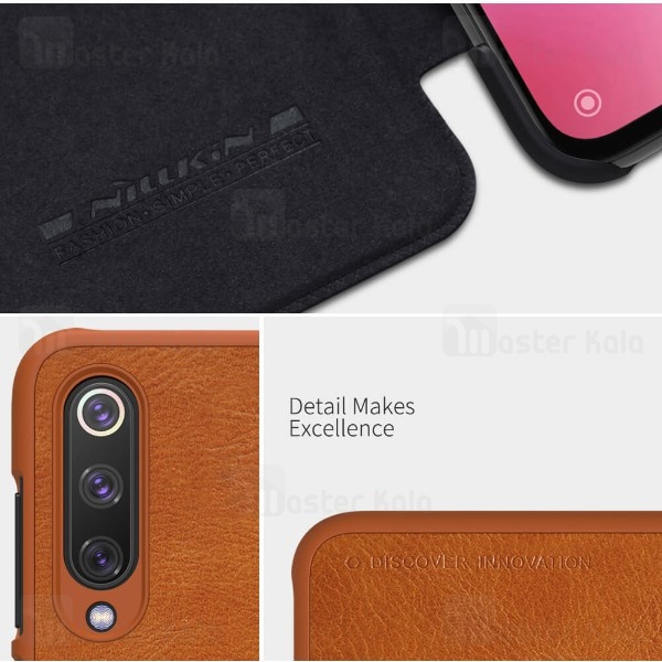 کیف چرمی نیلکین شیائومی Xiaomi Mi 9 SE / Mi9 SE Nillkin Qin Leather Case