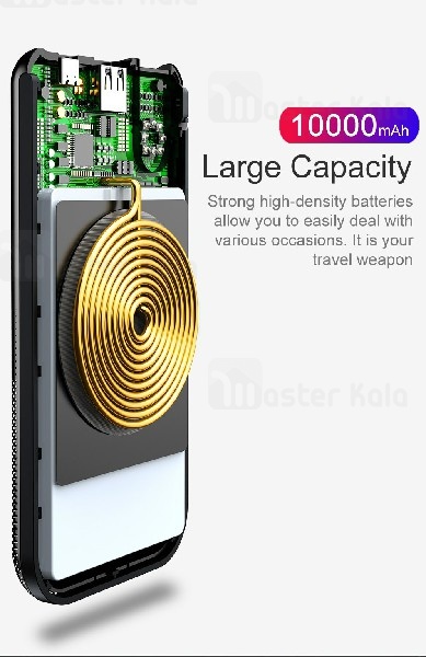 پاوربانک وایرلس 10000 میلی آمپر بیسوس Baseus Thin Version PPALL-QY01